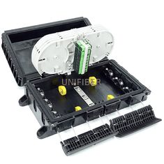 96 Core Aerial Inline Fiber Optic Enclosures Outdoor Flangeless