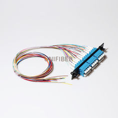 Pre Loaded 24 Port Lc Fiber Optic Pigtail Single Mode G657A1