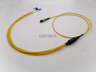 3m 8 Fibers MPO LC Patch Cable Type B Plenum OFNP Single Mode