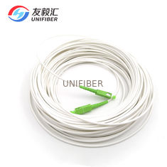 G657B3 SC APC FTTH Patch Cord Single Mode LSZH White Jacket