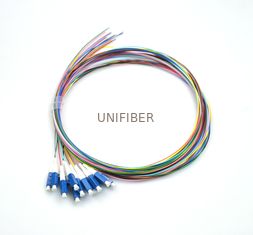 Single Mode OS2 LC UPC Ribbon Fiber Pigtails G657A1 4/6/8/12 Strand