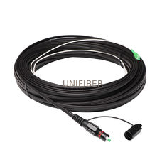 FTTH SC APC Pre Connectorized Drop Cable  OptiTap Connector