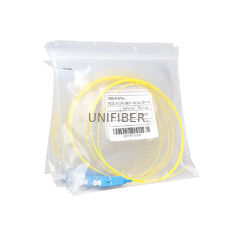 SC UPC Simplex G657A1 Fiber Optic Pigtail 900um Tight Buffer 1m