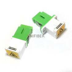 CATV Metro SC APC Shutter Fiber Optic Adapter ROHS For Laser Protection