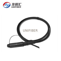 FTTH 12/24F Flat Drop Cable G657A2 PE Sheath Outdoor Waterproof