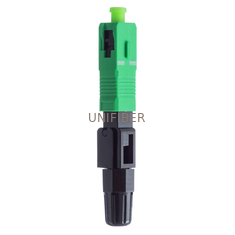 No Epoxy SC APC Fiber Optic Connectors For FTTH Drop Cable