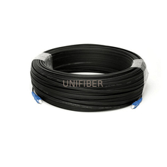 G657A2 FTTH Fiber Drop Cable 100m Pre Connectorized SC UPC To SC UPC