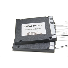 C Band 100GHz DWDM Mux Demux ABS Module LC / UPC 0.05nm Center Wavelength