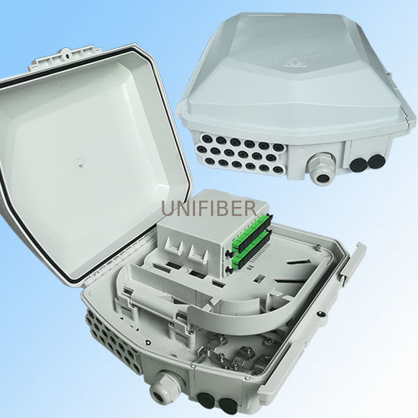 Hinge Structure Fiber Optic Termination Box 24F Load With 1x16 Module ...