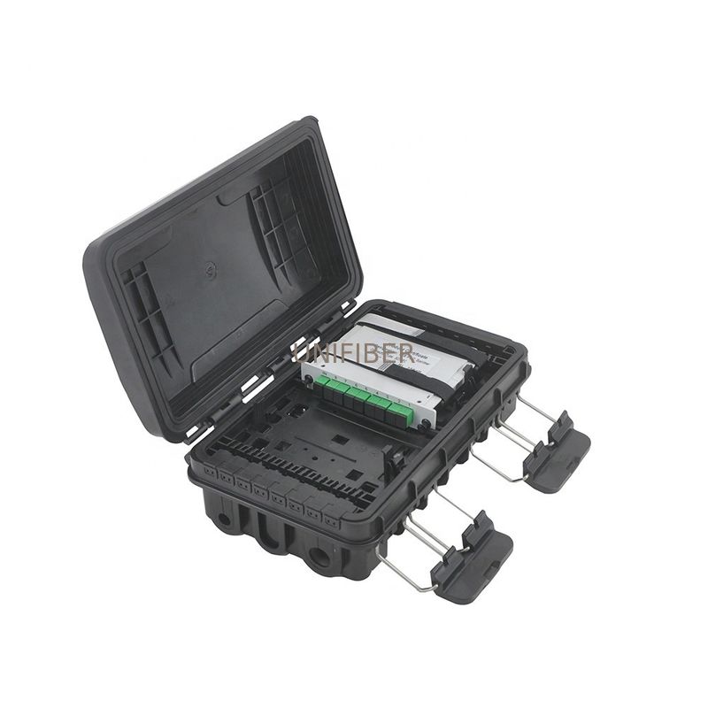 ABS PC Fiber Optic Audio Cable Splitter Breakout Box 8 Port With SC APC ...