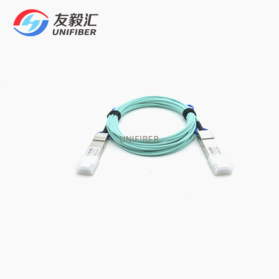 40G QSFP+ Active Optical Cables OM3 5M For Data Center UL Certification