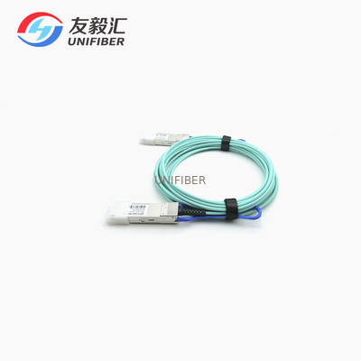 40G QSFP+ Active Optical Cables OM3 5M For Data Center UL Certification