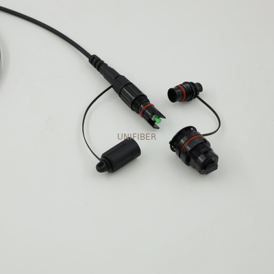 3 In 1 Type Fiber Optic Connectors SM / MM LSZH TPU Jacket For FTTH