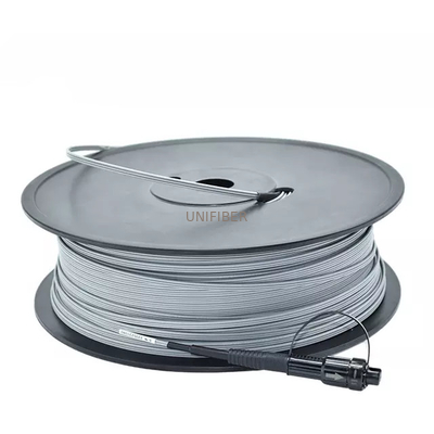 Huawei Mini Sc Ftth Flat Drop Fiber Cable Preconnectorized Grey Lszh G657a2 150m