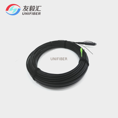 Toneable Flat Sst Ftth Drop Cable Pre Connectorized G657a2 Optitap To Sc Apc 100ft