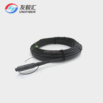 Toneable Flat Sst Ftth Drop Cable Pre Connectorized G657a2 Optitap To Sc Apc 100ft