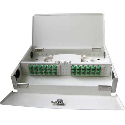 Indoor Sc / Apc Wall Mounted Fiber Enclosure 12/24/36/48 Ports