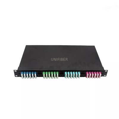 FHD Rack Mount Fiber Enclosure High Density 1U 96 Ports