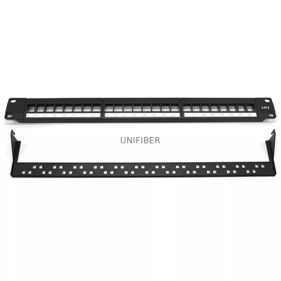 19 Inch CAT6 UTP Patch Panel 1U RJ45 24 Ports Blank