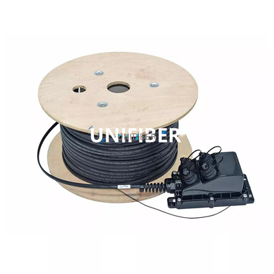 Terminal Box Pre Connectorized Drop Cable 100m Pole Mounted 4 Ports H Optitap FTTX Optical