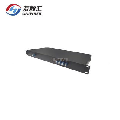 1U Rack Mounted 8 Channel 100Ghz DWDM Mux Demux Equipment LC/UPC For WDM System