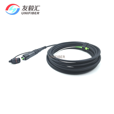 FTTH Outdoor Pre Connectorized Drop Cable Compatible Huawei Mini SC/APC Corning Optitap