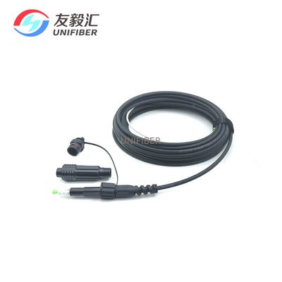 FTTH Outdoor Pre Connectorized Drop Cable Compatible Huawei Mini SC/APC Corning Optitap