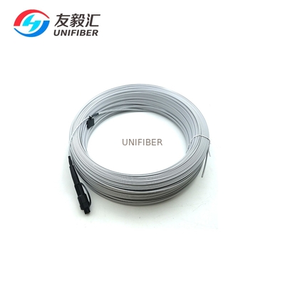 FTTH Outdoor Flat Drop Fiber Optic Cable Grey G657A2 Huawei Mini SC 150m