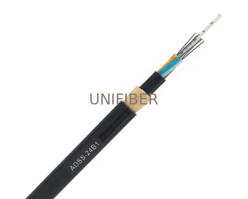 Outdoor ADSS Single Mode Fiber Optic Cable bulk 100m Span Double Sheath