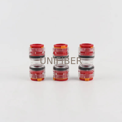 14mm 12mm 10mm HDPE Microduct Straight Connector With Clips