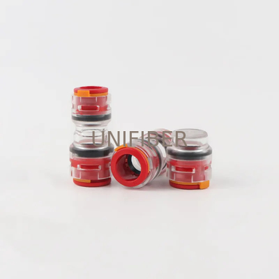 14mm 12mm 10mm HDPE Microduct Straight Connector With Clips