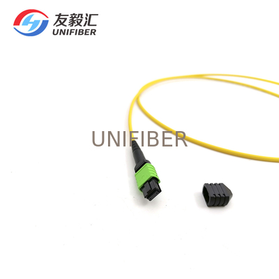 Single Mode MPO to LC Fiber Breakout Cable 8/12 Core Type B OEM Support