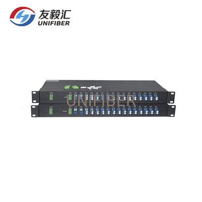 100Ghz Dense Wavelength Division Multiplexer Rack Mount DWDM Mux Demux