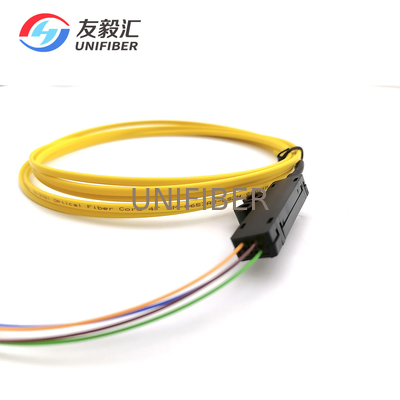 Single Mode G657A2 Ribbon Fiber Pigtail SC/APC 4 Core 2.5M