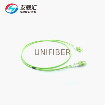 LC to LC Duplex Multimode OM5 Fiber Patch Cable 2.0mm LSZH 1M