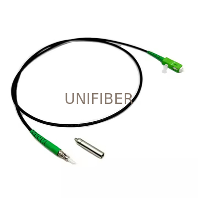 Pullable Pushable Fiber Optic Patch Cord SC/APC Pre-connectorized FTTH Drop Cable Pulling/Pushing through the wall