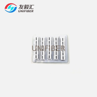 Mechanical V-shaped metal fiber optic crimp splice protector sleeves kit 30mm long