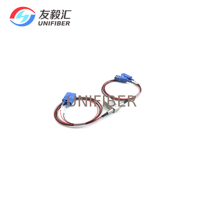 2x2 Bypass Mechanical Optical Switch 1310nm/1550nm No-Latching 3V SC/UPC