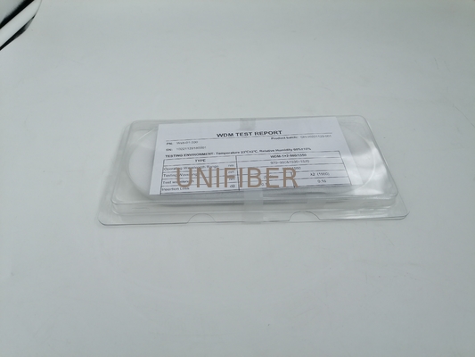 980/1550nm 1480/1550nm Ultra Compact Size 1x2 Single Mode Fused WDM Coupler 3.0*30mm