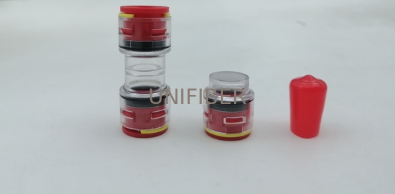 FTTH Air Blowing HDPE Micro Duct Straight Connector 7/10/12mm