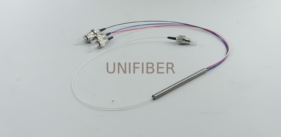 1x4 Monolithic FBT Fused Single Mode Fiber Coupler 1310nm 1550nm