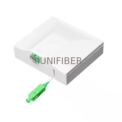 1 Port Wall Outlet Fiber Faceplate With G657B3 Invisible Cable 10/20 meters SC/APC