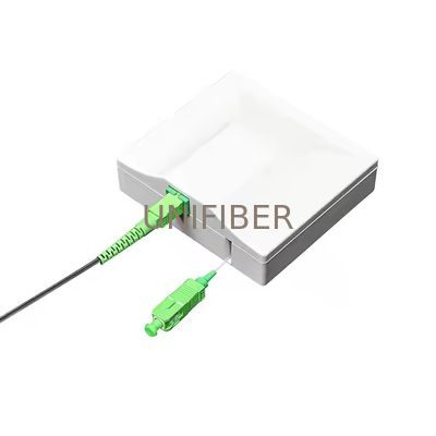 1 Port Wall Outlet Fiber Faceplate With G657B3 Invisible Cable 10/20 meters SC/APC