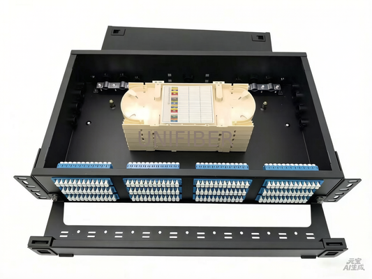2U High Density 288 Fiber ODF Fiber Optical Patch Panel