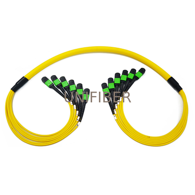 Single Mode 144 Core MPO-MPO Fiber Trunk Cable