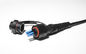 Black Waterproof Fiber Optic Connector Assembly FTTx  ODVA SC / LC / MPO