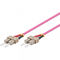 Fiber patch cord lc to lc multimode duplex 2.0mm PVC/LSZH/OFNR/OFNP Plenum Rated,SM/MM/OM3/OM4/OM5 optional