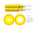 Indoor duplex zipcord SM/MM/OM3/OM4 fiber optic cable 2.0mm/3.0mm PVC/LSZH jacket