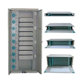 Beige Color Fiber Optic Patch Panel , Optical Distribution Frame ODF