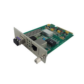 Card Fiber Optic Media Converter IEEE 802.3 Standard Protocol Low Power Consumption